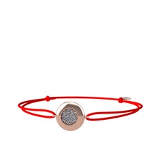 Pırlanta 14 ayar rose altın bileklik (0.1672 karat)