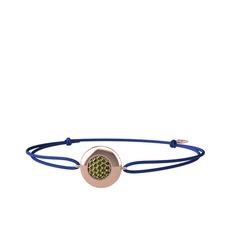 Lida Altıgen Bileklik - Peridot 925 ayar rose altın kaplama gümüş bileklik #hfy5cq