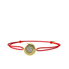 Swarovski 18 ayar altın bileklik