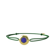 Lab safir 18 ayar altın bileklik