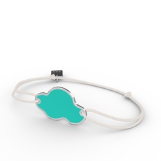 925 ayar gümüş bileklik (Turkuaz mineli)