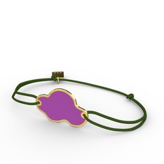 Bulut Bileklik - 8 ayar altın bileklik (Menekşe mineli) #1p9rrva