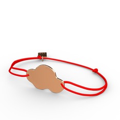 14 ayar rose altın bileklik (şeffaf mineli)