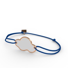 14 ayar rose altın bileklik (Beyaz mineli)