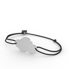 925 ayar gümüş bileklik (şeffaf mineli)