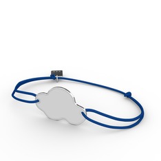 Bulut Bileklik - 14 ayar beyaz altın bileklik (Beyaz mineli) #zzq2gy