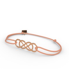 925 ayar rose altın kaplama gümüş bileklik