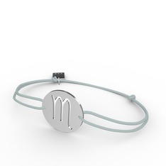 Akrep Burç Bileklik - 8 ayar beyaz altın bileklik #cu2w1u