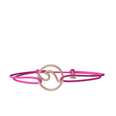 925 ayar rose altın kaplama gümüş bileklik