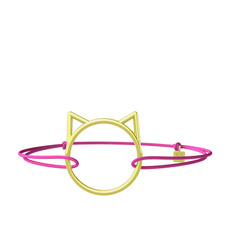 Pisica Kedi Bileklik - 925 ayar altın kaplama gümüş bileklik #1i745oz