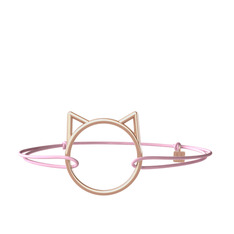 Pisica Kedi Bileklik - 8 ayar rose altın bileklik #1k3xhtl