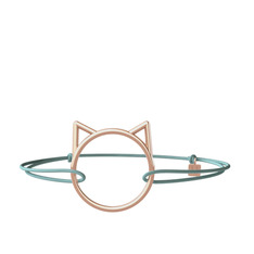 Pisica Kedi Bileklik - 8 ayar rose altın bileklik #9t5ydo