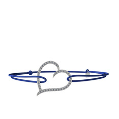 Beyaz zirkon 8 ayar beyaz altın bileklik