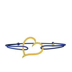 Sitrin 925 ayar altın kaplama gümüş bileklik