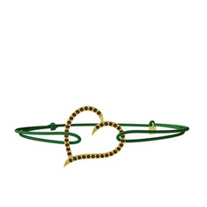 Meum Kalp Bileklik - Dumanlı kuvars 18 ayar altın bileklik #6rmjzg