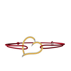 Sitrin 925 ayar gümüş bileklik