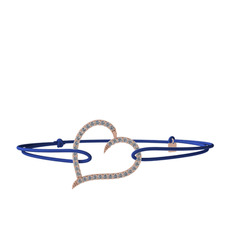 Meum Kalp Bileklik - Swarovski 14 ayar rose altın bileklik #pffaim