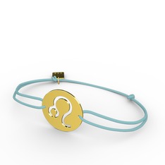 Aslan Burç Bileklik - 925 ayar altın kaplama gümüş bileklik #1p873gc