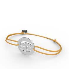 Yengeç Burç Bileklik - 14 ayar beyaz altın bileklik #1x6w5jq