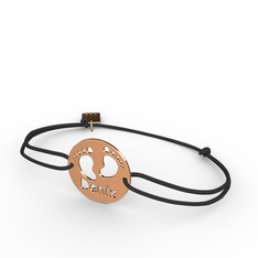 İlk Adım İsim Bileklik - 18 ayar rose altın bileklik #19sas9x