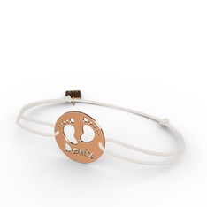 925 ayar rose altın kaplama gümüş bileklik