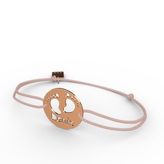 İlk Adım İsim Bileklik - 8 ayar rose altın bileklik #zlhfns
