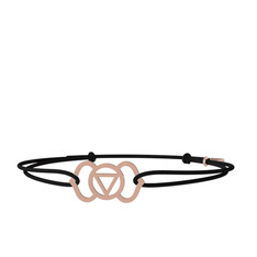 Anja Çakra Bileklik - 14 ayar rose altın bileklik #10kc1dp