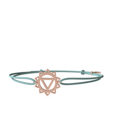 Manipura Çakra Bileklik - 8 ayar rose altın bileklik #41k95g