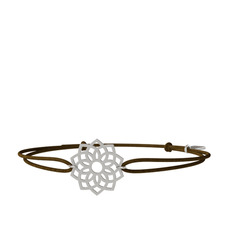 14 ayar beyaz altın bileklik