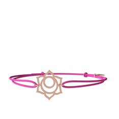 925 ayar rose altın kaplama gümüş bileklik