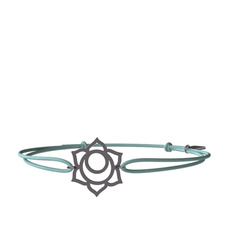 Svadhishthana Çakra Bileklik - 925 ayar siyah rodyum kaplama gümüş bileklik #rd9ls6