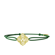 Muladhara Çakra Bileklik - 925 ayar altın kaplama gümüş bileklik #1do7cvl