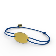 Mita Oval İp Bileklik - 18 ayar altın bileklik #zgupcm