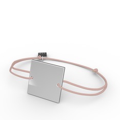 18 ayar beyaz altın bileklik