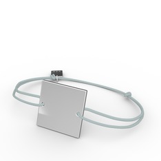 18 ayar beyaz altın bileklik