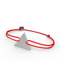 18 ayar beyaz altın bileklik