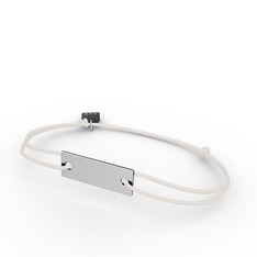 18 ayar beyaz altın bileklik