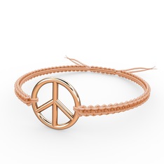 925 ayar rose altın kaplama gümüş bileklik