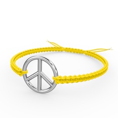 8 ayar beyaz altın bileklik