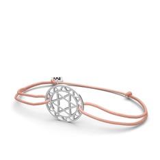 Anahata Çakra Bileklik - 18 ayar beyaz altın bileklik #1d3m1u7