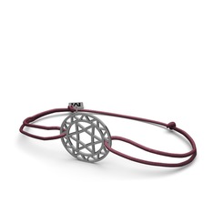 Anahata Çakra Bileklik - 925 ayar siyah rodyum kaplama gümüş bileklik #1l5d2e9