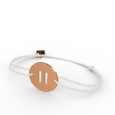 925 ayar rose altın kaplama gümüş bileklik