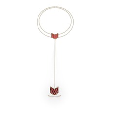 Menta Şahmeran Bilezik - Garnet 18 ayar rose altın bilezik (40 cm gümüş rolo zincir) #12qf3co