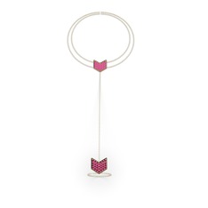 Rodolit garnet 925 ayar rose altın kaplama gümüş bilezik (40 cm altın rolo zincir)