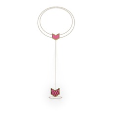 Rodolit garnet 18 ayar altın bilezik (40 cm gümüş rolo zincir)