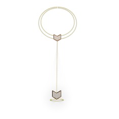Pırlanta 925 ayar rose altın kaplama gümüş bilezik (0.84 karat, 40 cm gümüş rolo zincir)