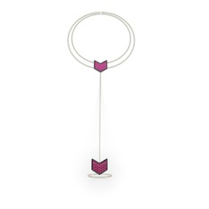 Rodolit garnet 925 ayar siyah rodyum kaplama gümüş bilezik (40 cm altın rolo zincir)