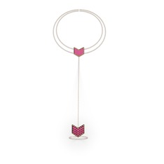 Menta Şahmeran Bilezik - Rodolit garnet 18 ayar rose altın bilezik (40 cm gümüş rolo zincir) #1so7x4n