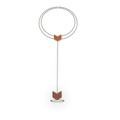 Garnet 14 ayar altın bilezik (40 cm gümüş rolo zincir)