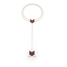 Menta Şahmeran Bilezik - Garnet 925 ayar siyah rodyum kaplama gümüş bilezik (40 cm gümüş rolo zincir) #m78yir